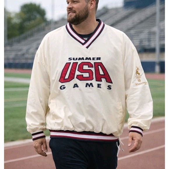 STARTER Other - VTG Starter Mens 1996 Atlanta Summer Olympics Windbreaker Jacket Sz XL USA Games